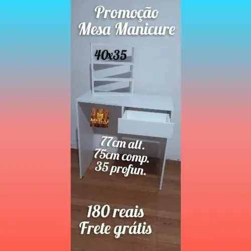 Promoção mesa manicure