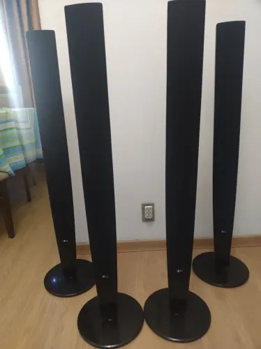 Kit 4 Caixas Torre Home Theater LG - 1000W RMS (SEM AMPLIFICADOR)