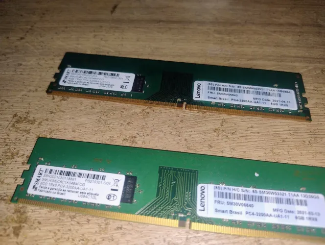 Memória ram ddr4 8GB 3200MHz