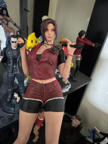 Claire Redfield Resident Evil Action figure jogo Colecionavel Capcom
