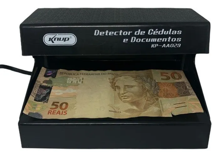 Identificador Detector Leitor Dinheiro Notas Falsas Cedulas