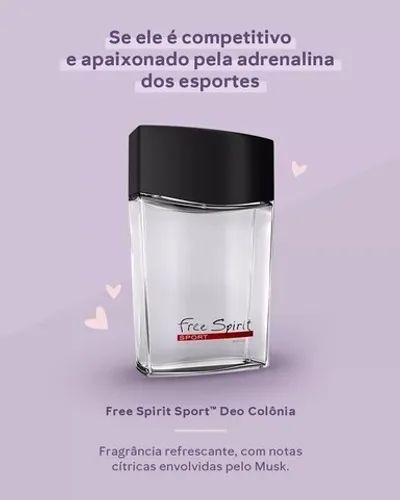 Perfume Masculino Free Spirit Sport 100ml Mary kay