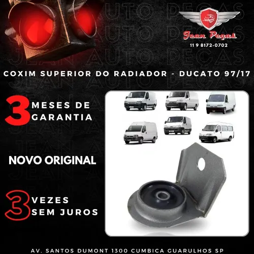 Coxim superior do radiador - ducato 1997 a 2017 Oiginal