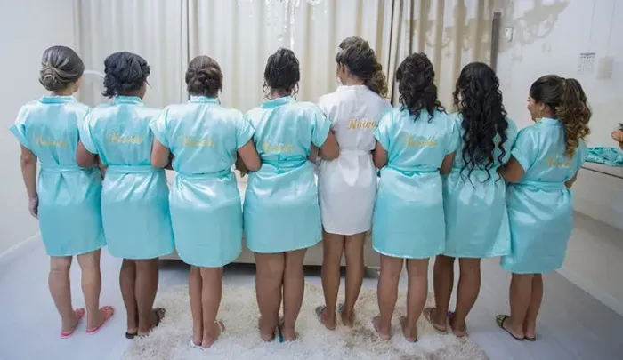 Robe de Cetim Personalizado para todas as ocasiões | Fabricação Própria 