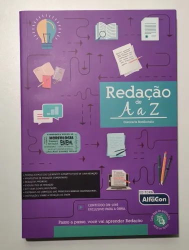 Livro: Redação de A a Z: Passo a passo, você vai aprender Redação