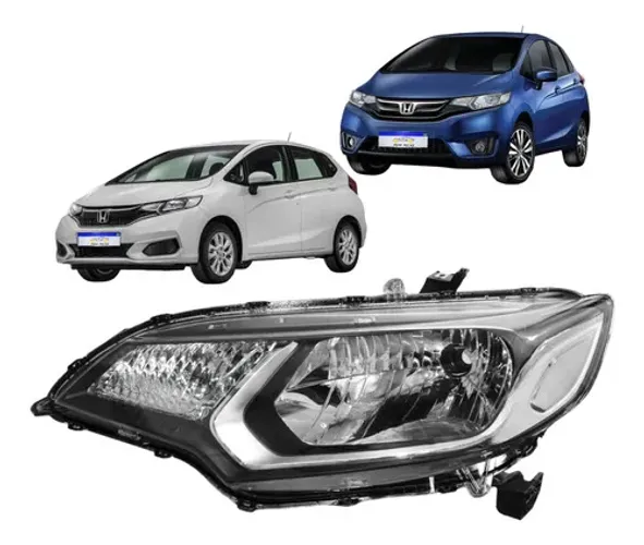 Farol Honda Fit 2015 2016 2017 2018 2019 2020 2021 Novo L.e