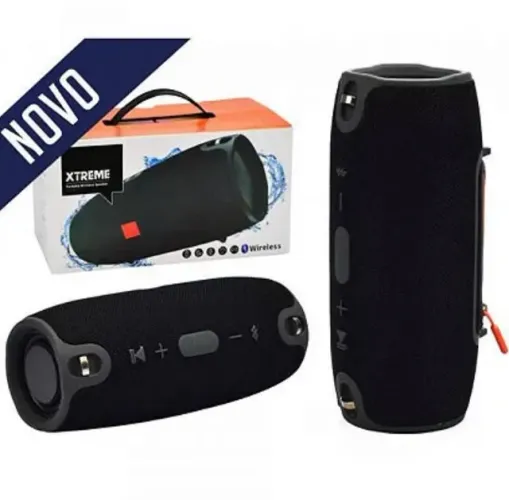 Caixa de Som Xtreme Mini Estéreo 40w Rms Bluetooth (Cinza)