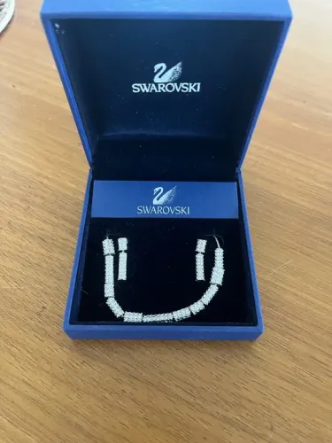 Conjunto colar e brincos Swarovski Original