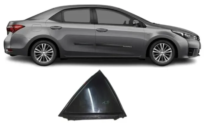  Vidro Porta Traseira Direita (Fixo) Corolla 2015 a 2019