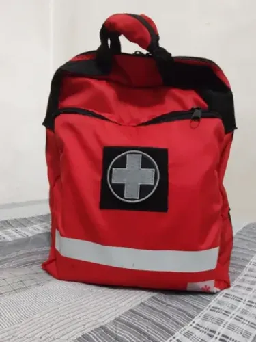 Mochila APH Primeiros Socorros Resgate Fibra Cirurgica 729