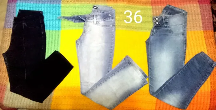 14 CALÇAS JEANS FEM. N°34/36/38.