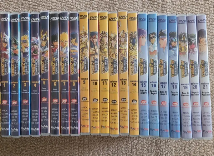 Coleção Cavaleiros do Zodíaco (Saga clássica completa em 21 volumes)