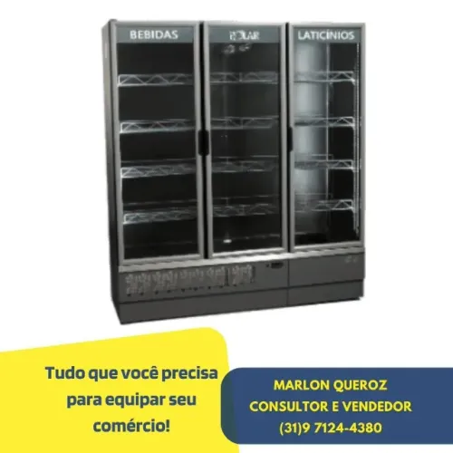 Refrigerador 3 Portas Polar 220v Novo