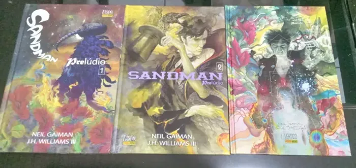 Trilogia hqs Sandman Prelúdio capa dura panini comics 