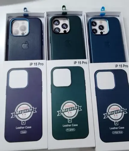 Capa couro pra iPhone vários modelos