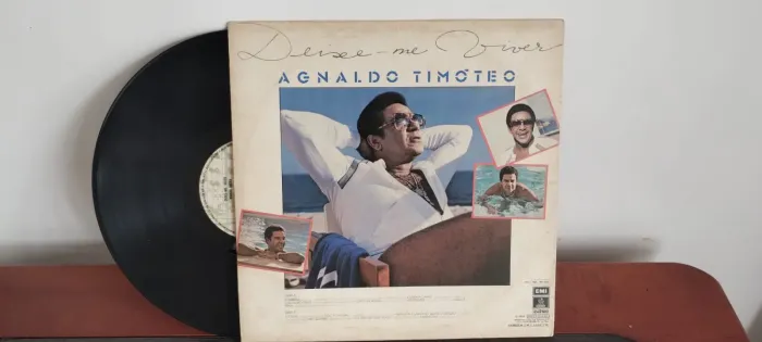 Disco de Vinil - Agnaldo Timóteo - Deixe-me Viver