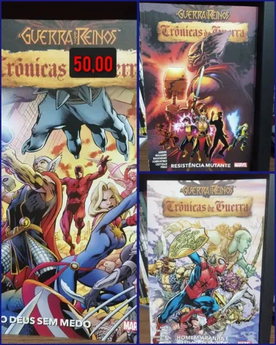 Revista Marvel Thor - Crônicas de Guerra - Guerra dos tronos