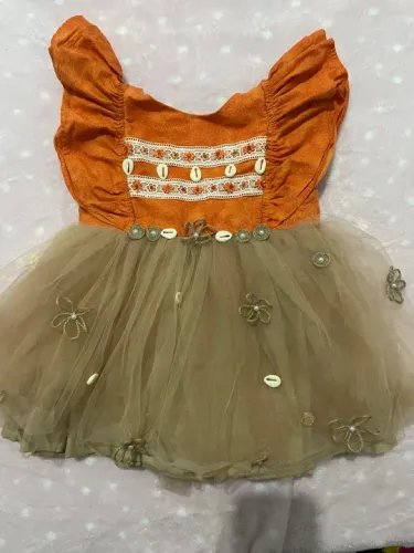 Vestido de luxo Moana baby