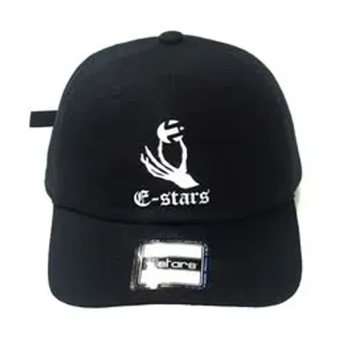 Boné E-STARS Skull aba curva preto