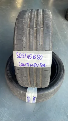 Pneu Continental 265/45 R20 meia vida 2 pneus 