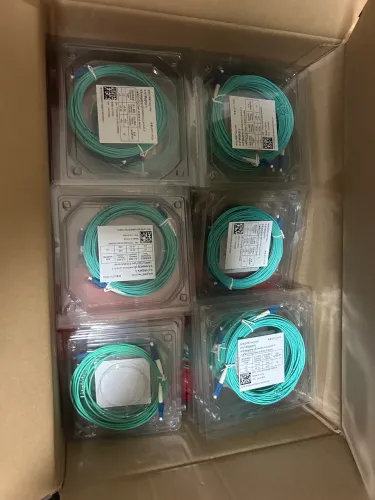 Fibra F.o. Mm Om3 Lc-lc 3Mts Verde-aqua