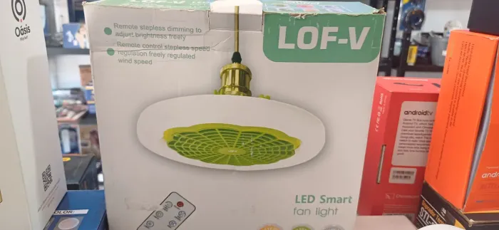 Ventilador de Teto LED Smart LOF-V com Controle Remoto