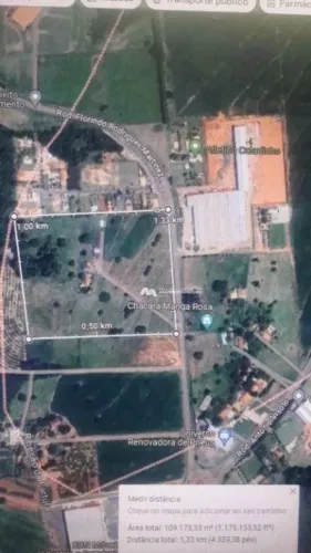 Área à venda, 109200 m² por R$ 5.500.000,00 - Centro - Jaci/SP