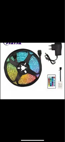 Fita 5m Led 2835 Rgb Rolo LED Controle Remoto Com Fonte IP65 IP20 decoração colorida 