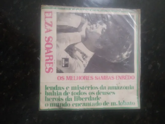 DISCO VINIL COMPACTO - ELZA SOARES - OS MELHORES SAMBAS ENREDO 1970