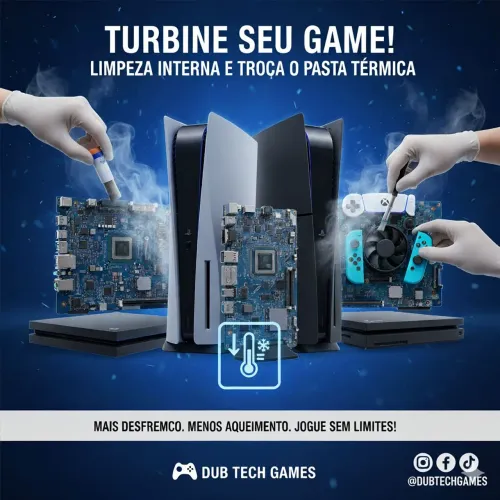 liLimpeza interna e na troca da pasta térmica!