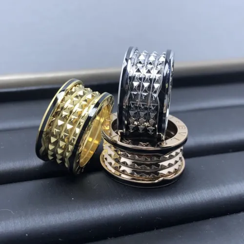 Anel Aliança bvlgari rock borda preta