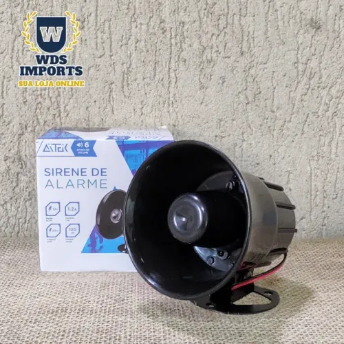 Sirene De Alarme Multifuncional 120db 12v