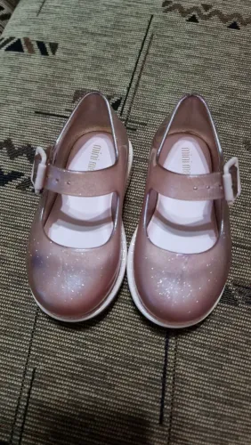 Sapatilha Melissa Rosa Glitter 19