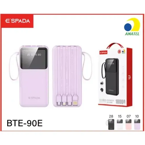 Carregador Portátil com Display Digital