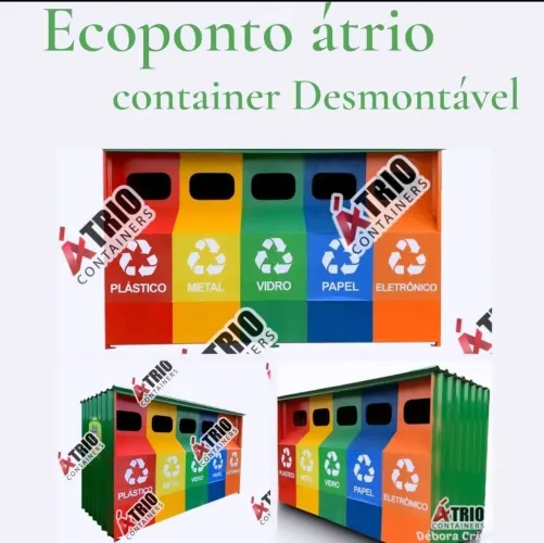 Ecoponto selecto Átrio Container Desmontável