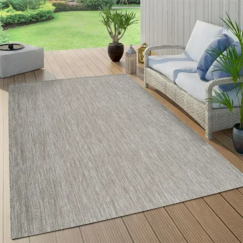 Tapete Sisal Cinza Claro para Sala