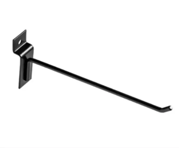 GANCHO PAINEL CANALETADO 10CM PRETO PACOTE C/100