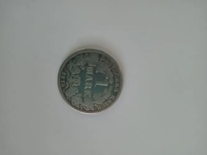 Moeda Alemã  Império 1 Mark de 1875