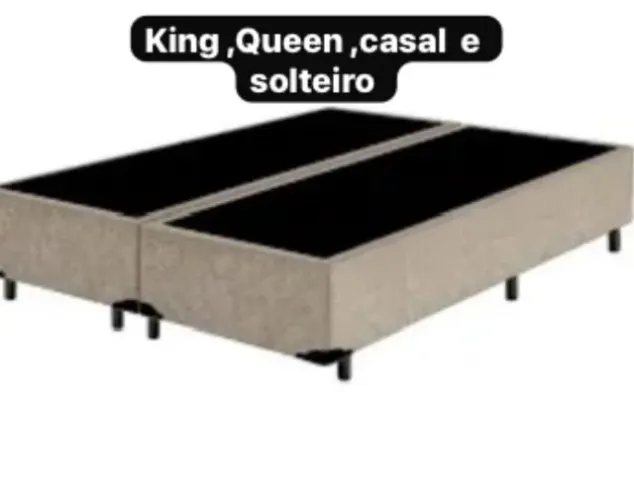 Cama box Queen suporte