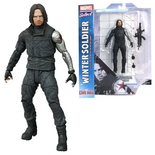 Diamond Select Toys Captain America: Civil War Winter Soldier Marvel Select Action Figure