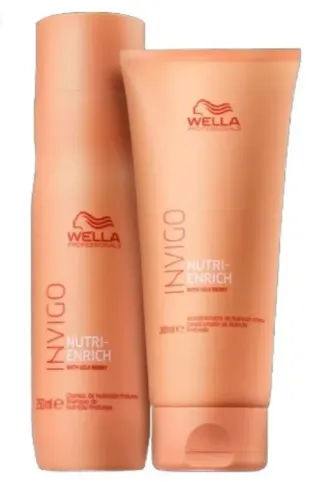  Kit Wella Professionals Invigo Nutri-Enrich - Shampoo 250ml + Condicionador 200ml 