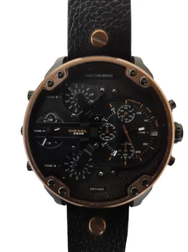 Relógio Diesel DZ 7400/7333 Timers Masculino Esporte Clássico Vintage