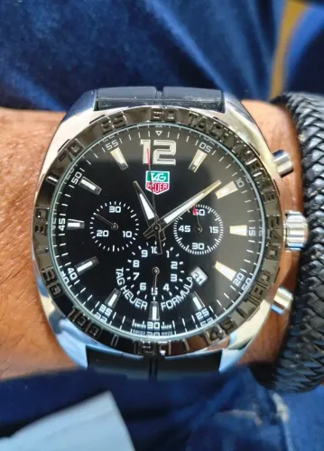 Relógio Cronógrafo TH F1 tributo 25 anos Ayrton Senna