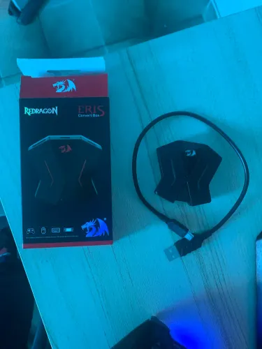 Adaptador Mouse e Teclado pra console Redragon Eris GA-200 Playstation E Xbox