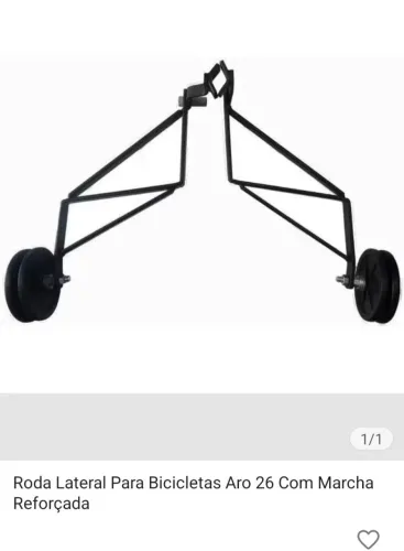 Roda Lateral Bicicleta Aro 26 com Marcha
