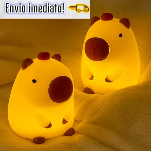 ? Luminária Capivara para Crianças - Dormir sem Medo do Escuro Abajur
