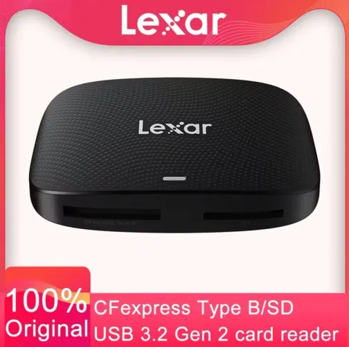 Leitor de cartões Lexar-CF Express Type B & SD, USB 3.2 Gen 2