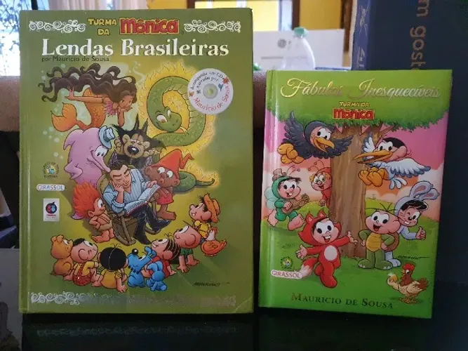 Coleção Turma da Mônica Lendas brasileiras e Fábulas Inesquecíveis.
