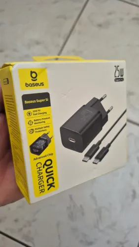 Carregador Baseus 25w + Cabo C