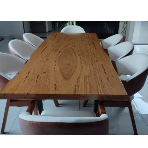 MESA DE MADEIRA DE ANGELIN MACIÇA 2.50MT